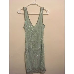 Unique vintage flapper 20s dress
